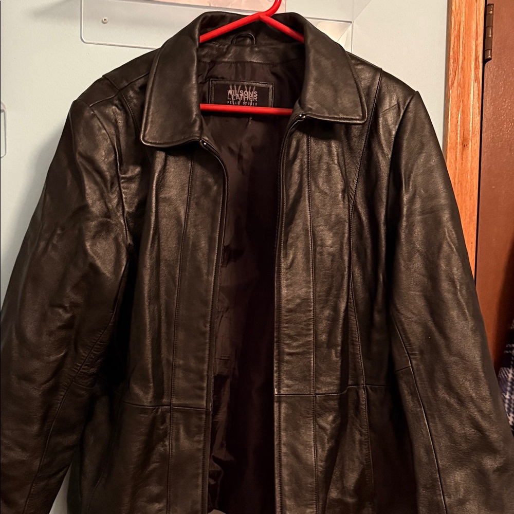 Wilson Leather Black Jacket